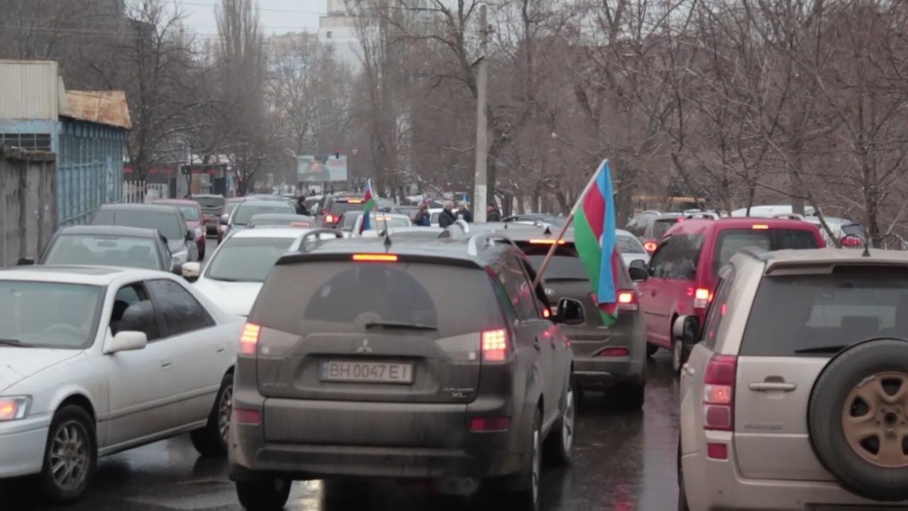 В Одессе прошла акция протеста в связи с Ходжалинским геноцидом