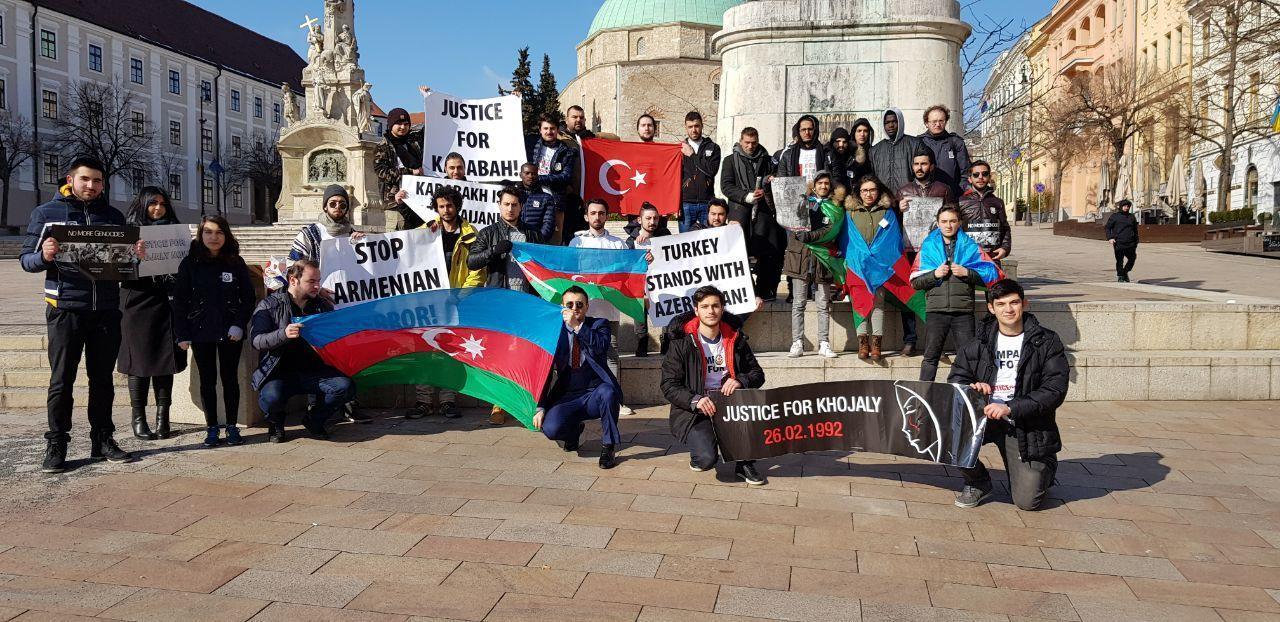 Macarıstanda Xocalı faciəsinin ildönümü ilə bağlı kütləvi tədbirlər keçirilib