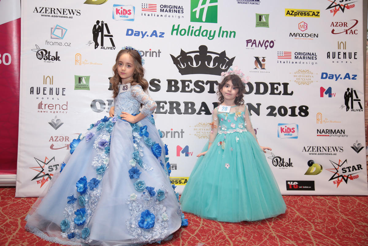 В Баку определены победители конкурса моделей Kids Best Model of Azerbaijan 2018