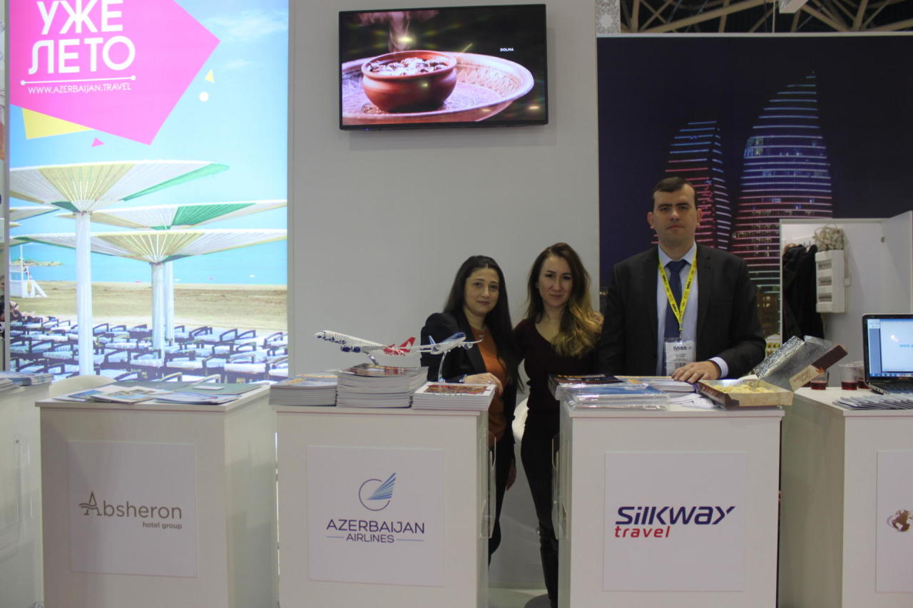 Азербайджанские Авиалинии и Silk Way Travel приняли участие в туристической выставке MITT-2018 в Москве