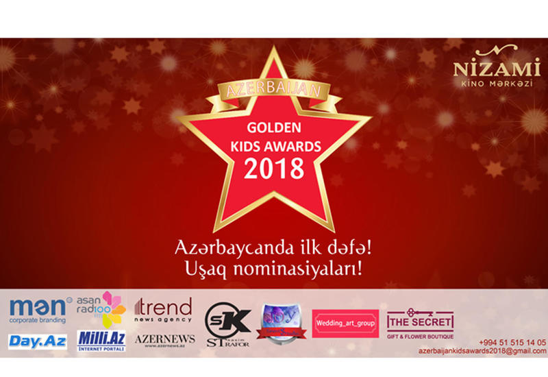 Стартует грандиозный конкурс Azerbaijan Golden Kids Awards, посвященный 100-летию АДР