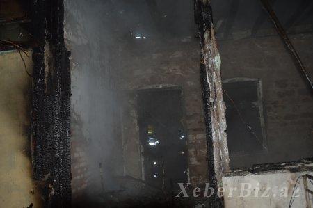 Bakıda dəhşətli yanğın baş verib
