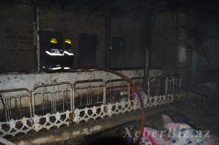 Bakıda dəhşətli yanğın baş verib