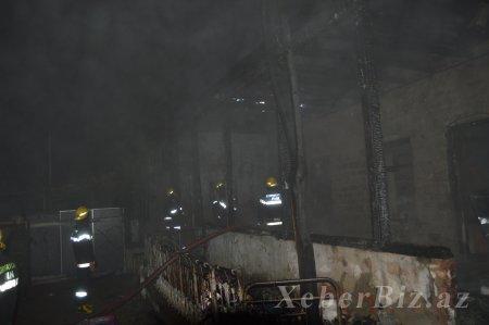 Bakıda dəhşətli yanğın baş verib