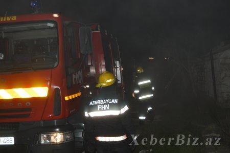 Bakıda dəhşətli yanğın baş verib