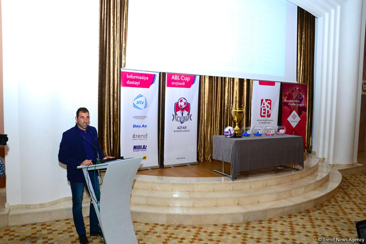 В Баку прошла жеребьевка весеннего кубка Azfar Business League по мини-футболу