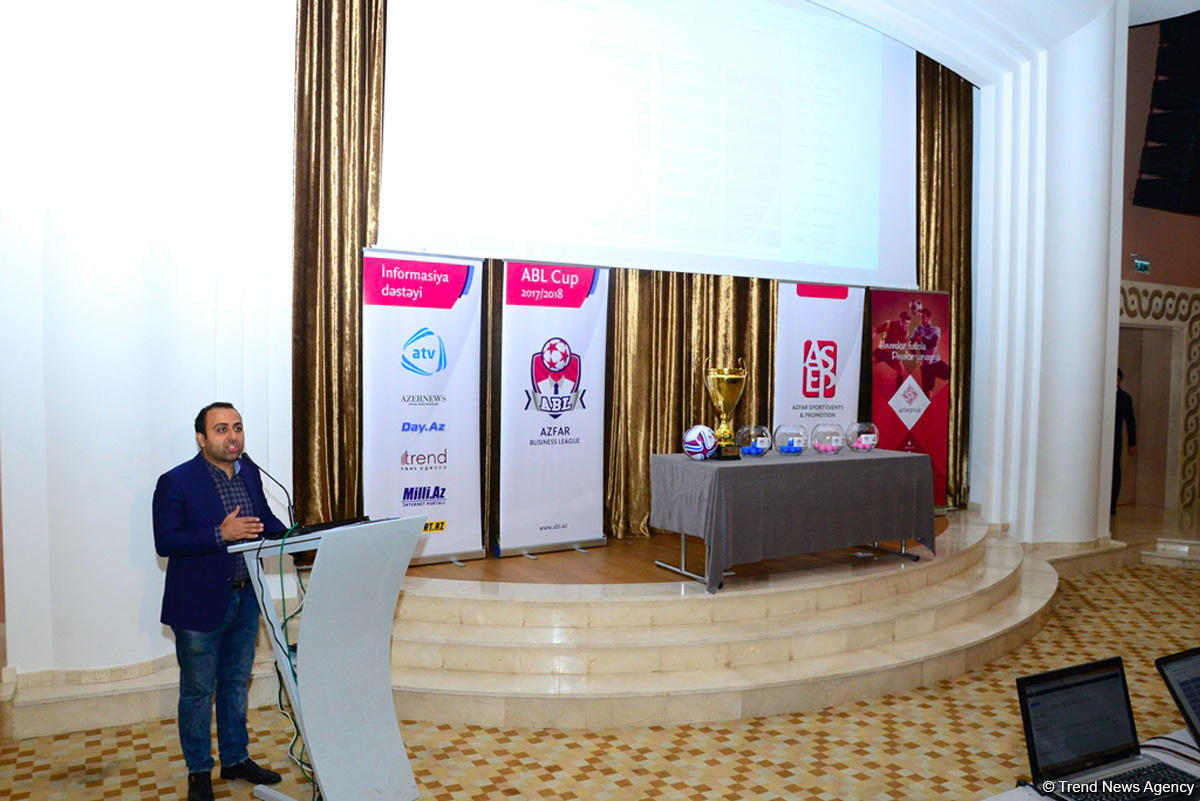 В Баку прошла жеребьевка весеннего кубка Azfar Business League по мини-футболу