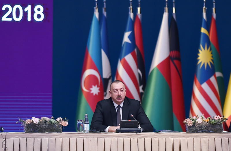 Президент Ильхам Алиев принял участие в промежуточной министерской конференции в рамках Движения неприсоединения