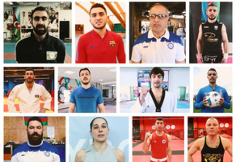 Азербайджанские спортсмены присоединились к марафону в поддержку Президента Ильхама Алиева на выборах