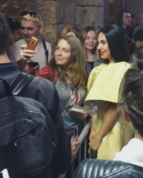 Представительница Азербайджана на "Евровидении"  спела "X my heart" в Москве