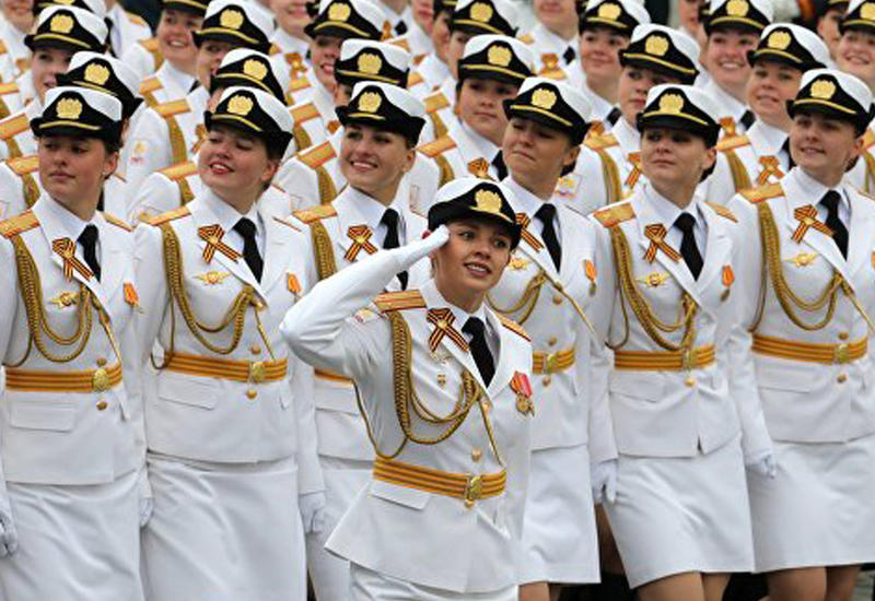 Женщины сделают Парад Победы рекордным: кадры репетиции