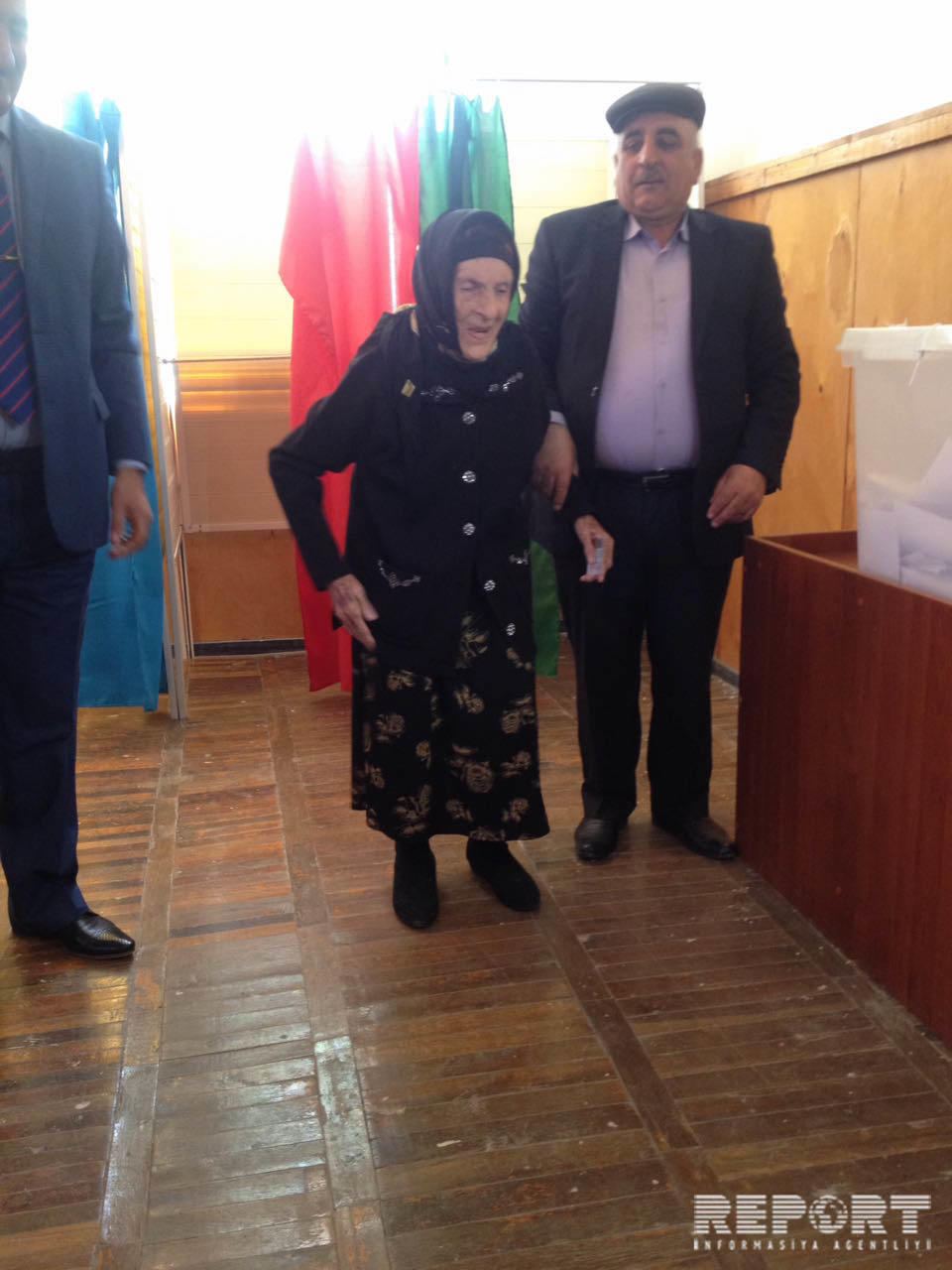 Azərbaycanın ən yaşlı seçicisi səs verib