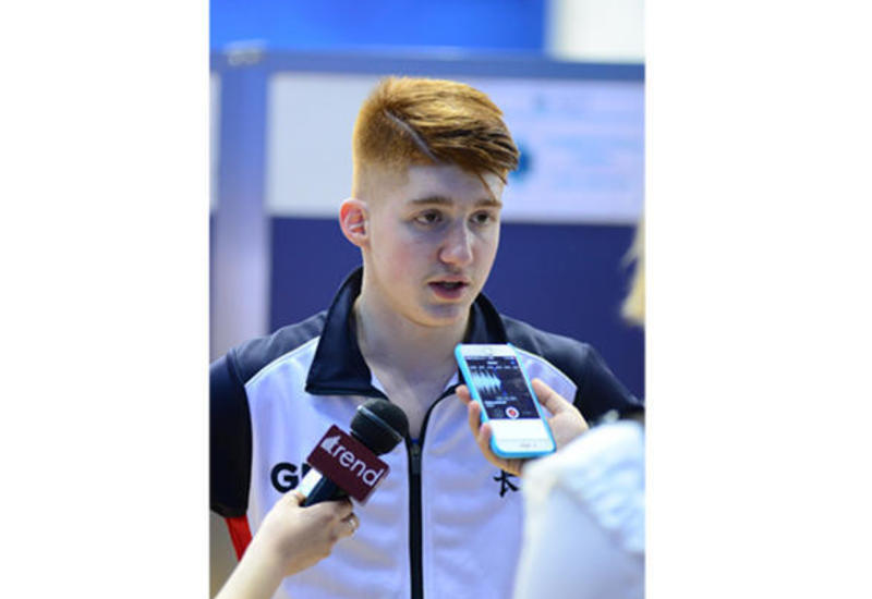 Британский гимнаст: Очень понравилась атмосфера на Чемпионате Европы в Баку