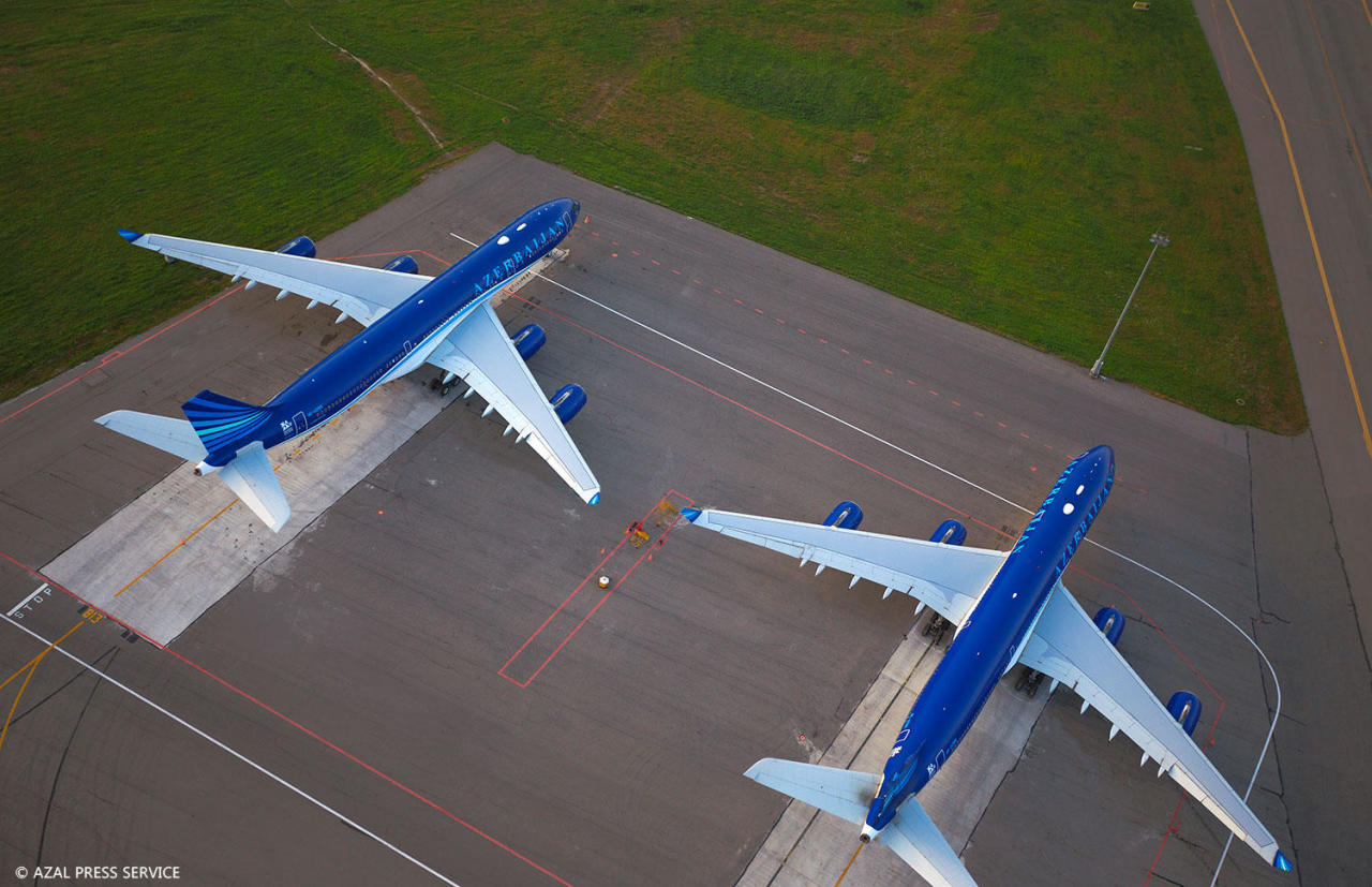 Уникальные кадры Международного аэропорта Гейдар Алиев