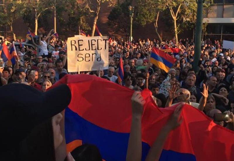 Беспрецедентно многолюдный митинг в Лос-Анджелесе против Саргсяна