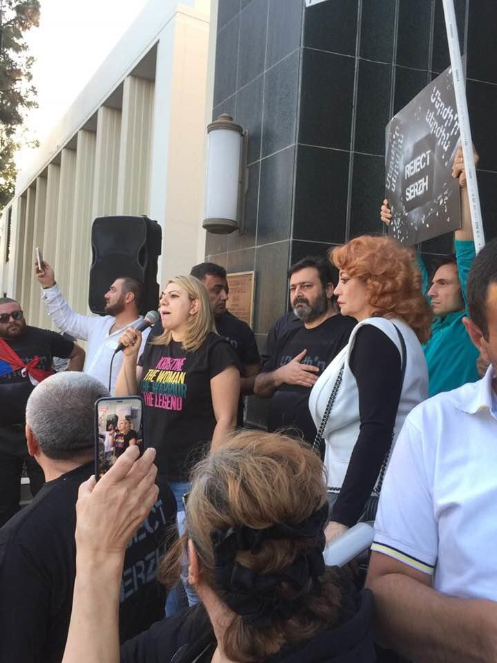 Беспрецедентно многолюдный митинг в Лос-Анджелесе против Саргсяна