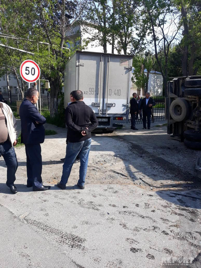 Тяжелое ДТП в Мингячевире, есть пострадавшие