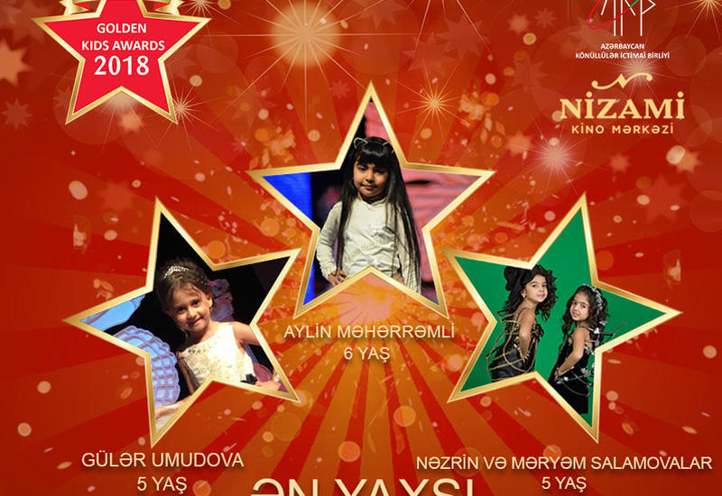 Названы первые номинанты проекта Azerbaijan Golden Kids Awards 2018