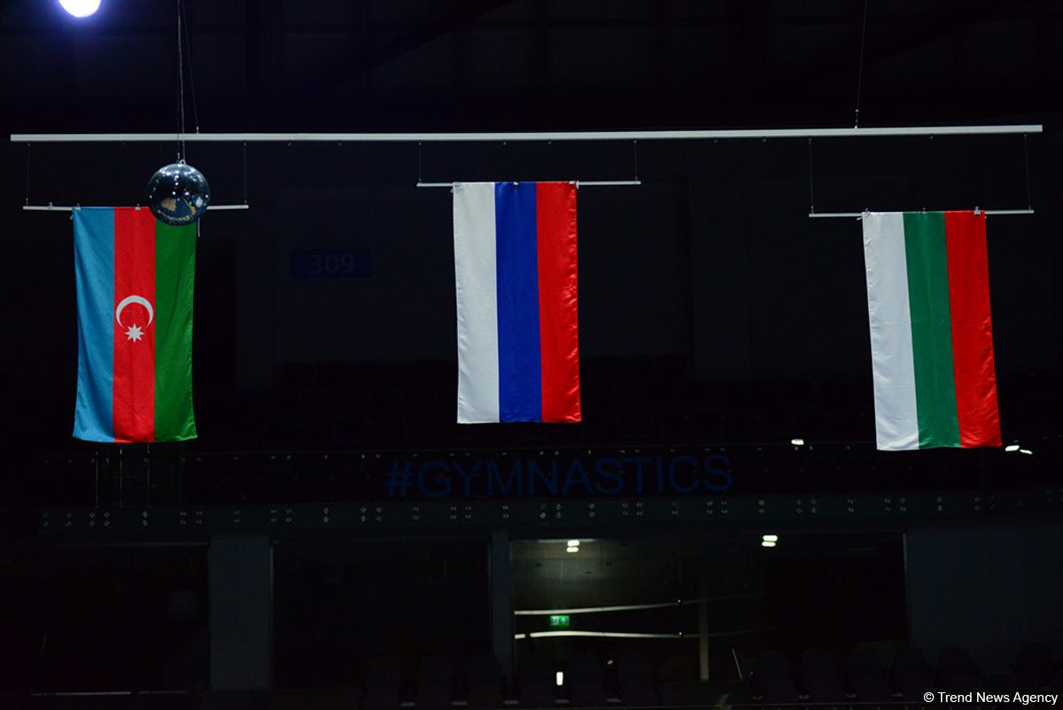 В Баку награждены призеры AGF Junior Trophy в упражнениях с обручем и мячом