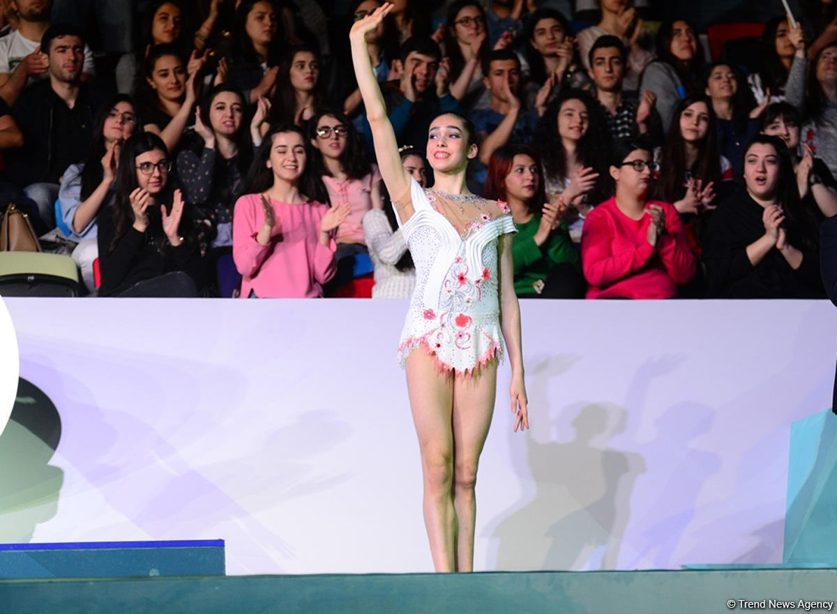 В Баку награждены призеры AGF Junior Trophy в упражнениях с обручем и мячом