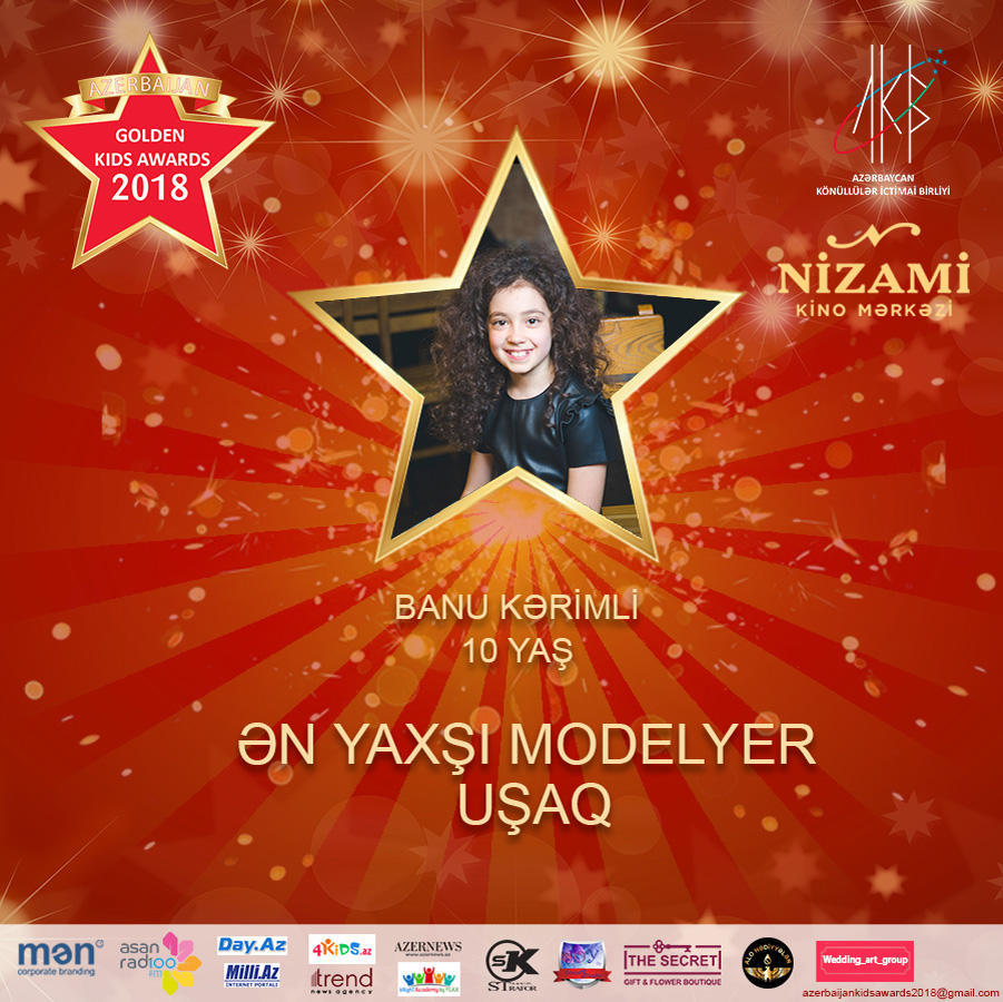Названы первые номинанты проекта Azerbaijan Golden Kids Awards 2018
