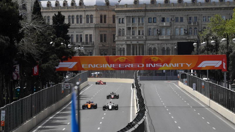 Bakıda Formula 1 yarışından maraqlı anlar