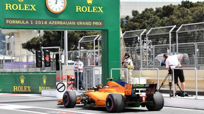 Bakıda Formula 1 yarışından maraqlı anlar