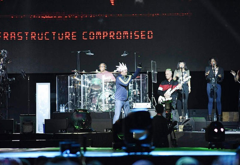 Потрясающее шоу Jamiroquai в рамках Гран-при Азербайджана Формулы 1