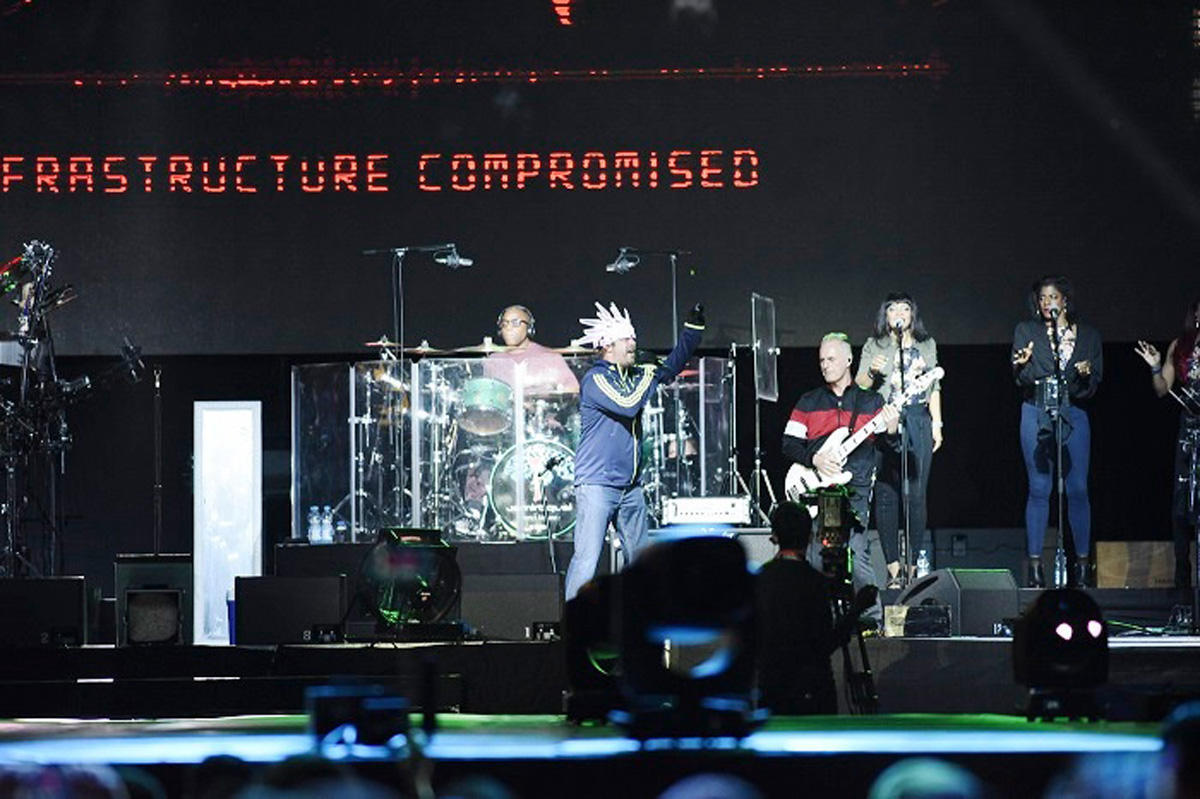 Потрясающее шоу Jamiroquai в рамках Гран-при Азербайджана Формулы 1