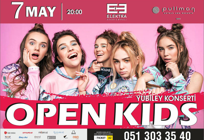 Группа Open Kids пригласили бакинцев на юбилейный концерт