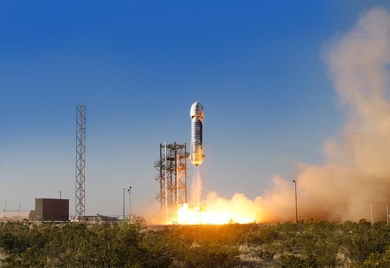 В США провели успешное испытание суборбитального корабля New Shepard