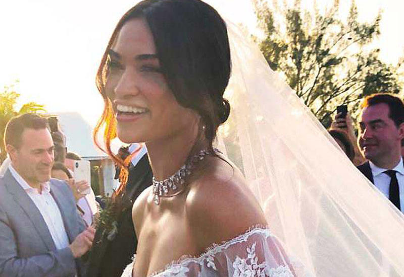 Məşhur modelin toyu oldu
