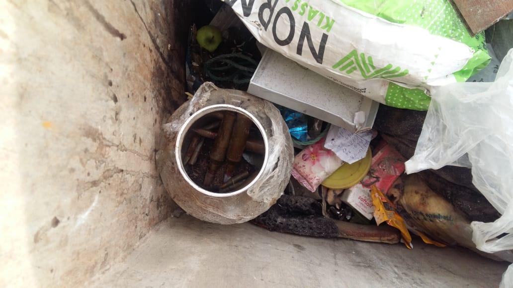 В Баку обнаружены ручная граната и патроны