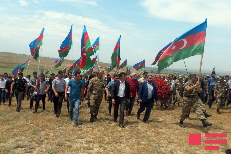 Şəhid olan 4 bacının tək qardaşı Ağstafada dəfn olundu