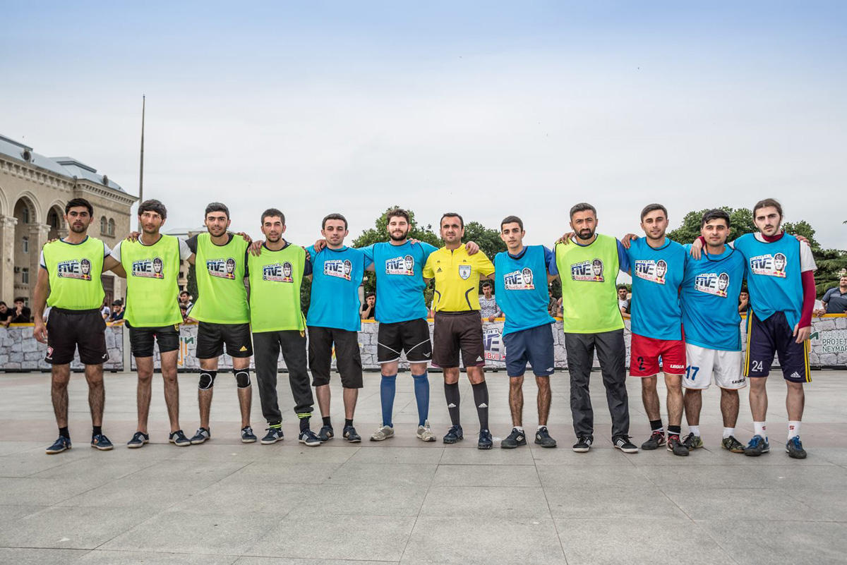 В Гяндже завершился отборочный тур футбольного турнира Neymar Jr’s Five