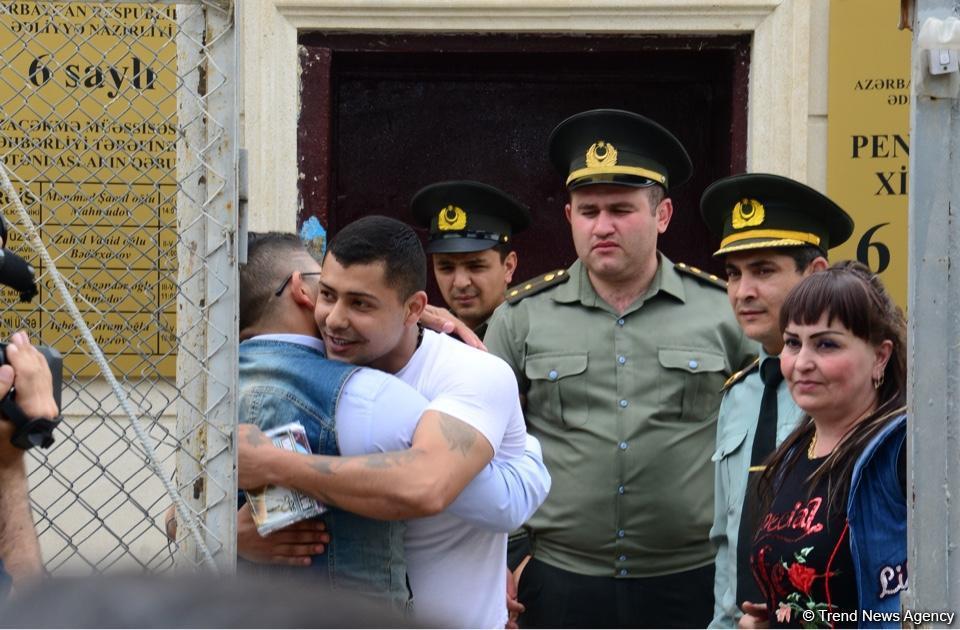 В исправительном учреждении №6 в Азербайджане освобождены 62 помилованных