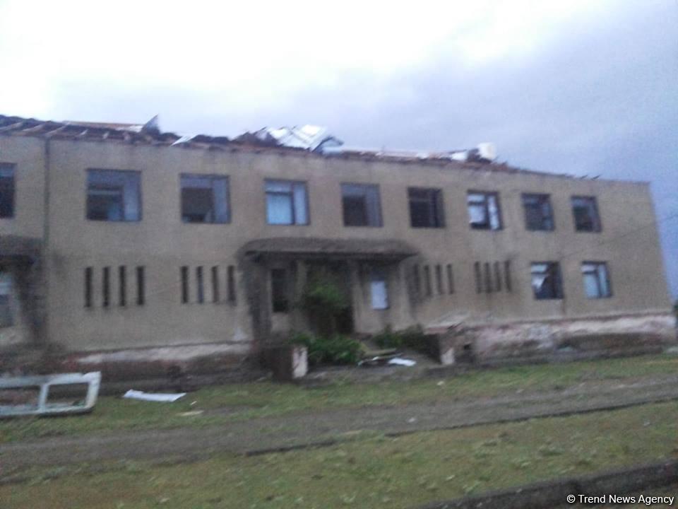 Ливни и град нанесли большой ущерб в Исмаиллы