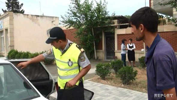 Yol polisi reyd keçirdi: Yığışdırmasan, kişi deyilsən