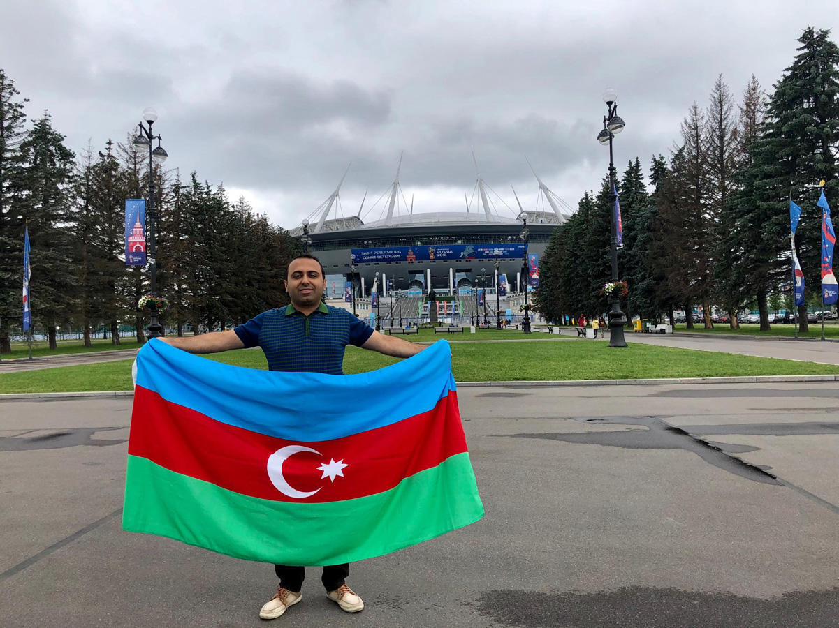 Азербайджанский комментатор и болельщики ТОП-4 стран на ЧМ 2018