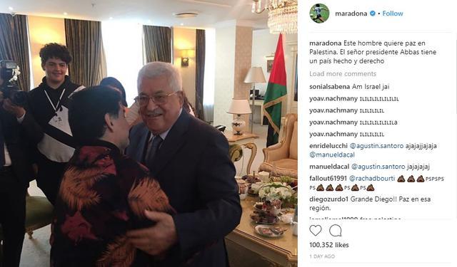 Maradona: “Mən fələstinliyəm”