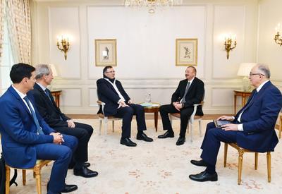 Президент Ильхам Алиев встретился в Париже с председателем Французского института международных отношений и главой компании TOTAL - ОБНОВЛЕНО - ФОТО