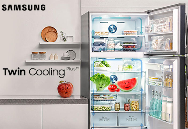 Двойная система охлаждения на холодильниках Samsung Twin Cooling