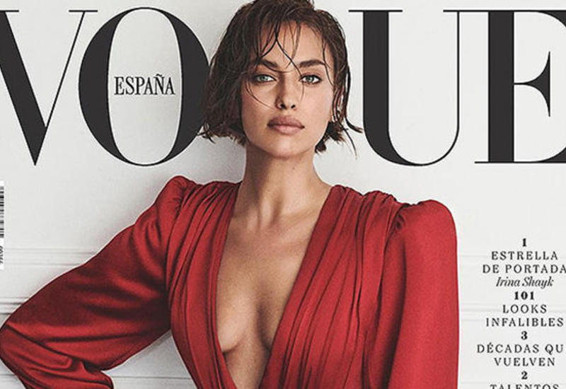 İrina Şeyk fərqli saç düzümündə...