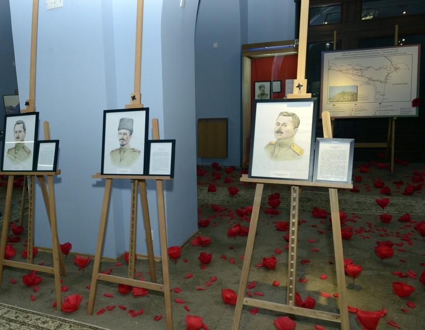В Баку состоялось открытие выставки, посвященной 100-летию освобождения Баку от большевистско-дашнакской оккупации
