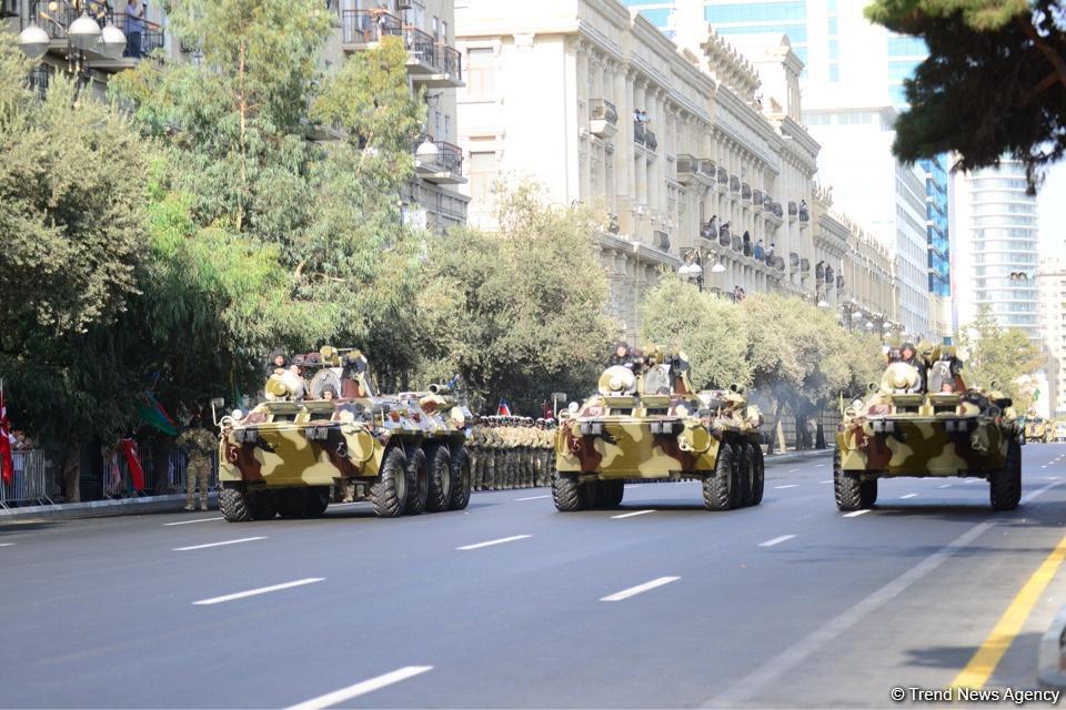 Лучшие моменты грандиозного парада, посвященного 100-летию освобождения Баку от большевистско-дашнакской оккупации