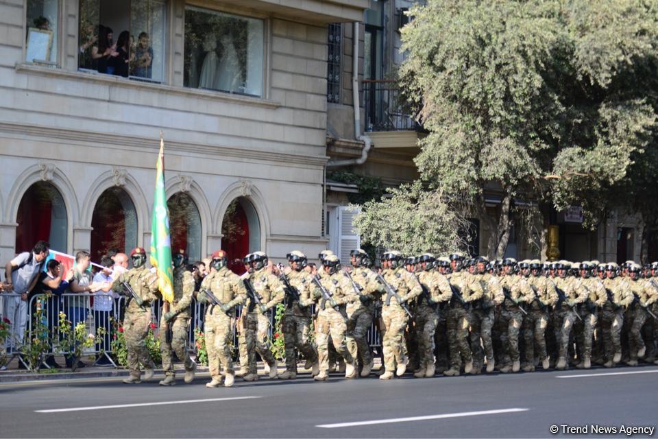 Лучшие моменты грандиозного парада, посвященного 100-летию освобождения Баку от большевистско-дашнакской оккупации