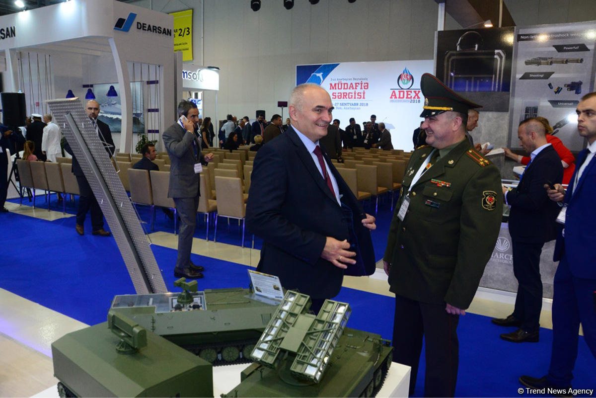 В бакинском экспоцентре открылась Азербайджанская международная оборонная выставка ADEX-2