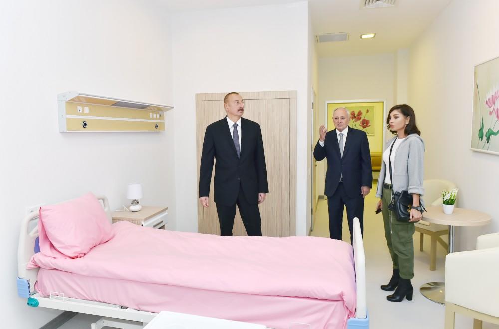 Поездка Президента Ильхама Алиева и Первой леди Мехрибан Алиевой в Губинский район