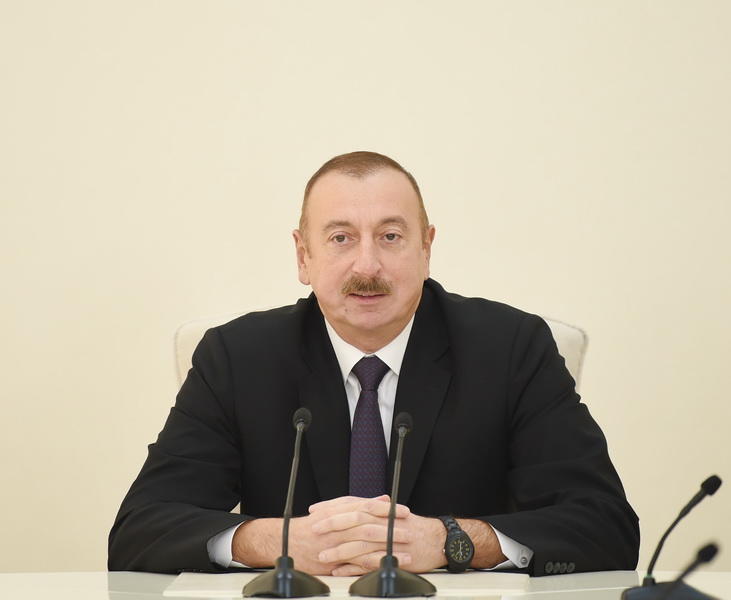 Поездка Президента Ильхама Алиева и Первой леди Мехрибан Алиевой в Агдамский район