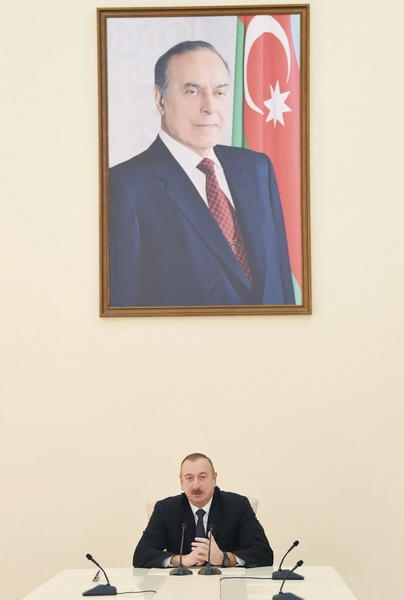 Поездка Президента Ильхама Алиева и Первой леди Мехрибан Алиевой в Агдамский район